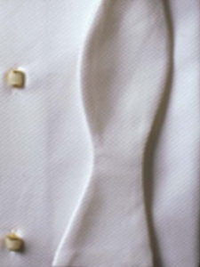 Robert Talbott Bow Two Piece White Pique 010206C-01 - Bow Ties & Sets | Sam's Tailoring Fine Men's Clothing