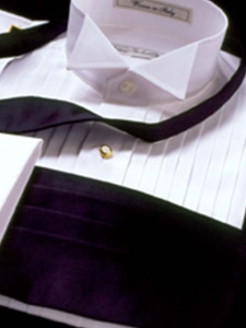 Robert Talbott Cumbbow to Tie Black Satin 010256E-01 - Bow Ties & Sets | Sam's Tailoring Fine Men's Clothing