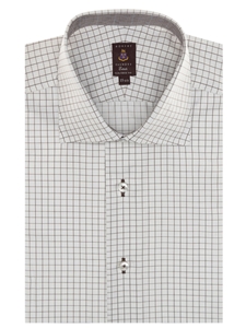 Brown and White Check Estate Sutter Dress Shirt | Robert Talbott Fall 2016 Collection  | Sam's Tailoring