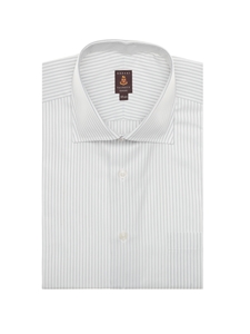 Grey and White Stripe Estate Classic Dress Shirt | Robert Talbott Fall 2016 Collection  | Sam's Tailoring