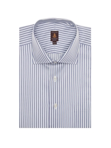 Blue, Purple and White Stripe Estate Classic Dress Shirt | Robert Talbott Fall 2016 Collection  | Sam's Tailoring