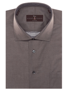 Brown Check Inside Collar Estate Classic Dress Shirt | Robert Talbott Fall 2016 Collection  | Sam's Tailoring