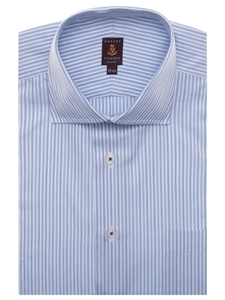 White, Sky & Blue Stripe Estate Classic Dress Shirt | Robert Talbott Fall 2016 Collection  | Sam's Tailoring