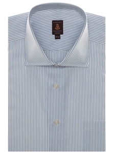 Blue and White Stripe Estate Sutter Dress Shirt | Robert Talbott Fall 2016 Collection  | Sam's Tailoring