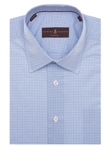 Blue and Pink Plaid Estate Classic Dress Shirt | Robert Talbott Fall 2016 Collection  | Sam's Tailoring
