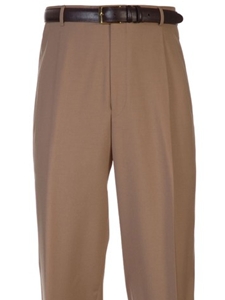 Hickey Freeman Tailored Clothing Tan Tropical Trousers 061-600016 - Trousers or Pants | Sam's Tailoring Fine Men's Clothing