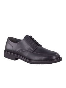 PHOEBUS - Black Smooth 8800 Oxford Shoe | Mephisto Collection | Sam's Tailoring