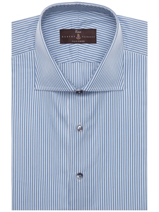 Blue & White Classic Stripe Estate Sutter Dress Shirt | Robert Talbott Fall 2016 Collection  | Sam's Tailoring