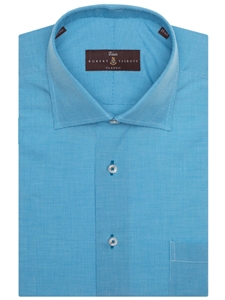 Blue Geometric Print Estate Sutter Classic Dress Shirt | Robert Talbott Fall 2016 Collection  | Sam's Tailoring
