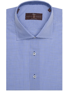 Blue And White Check Estate Sutter Tailored Dress Shirt | Robert Talbott Fall 2016 Collection  | Sam's Tailoring