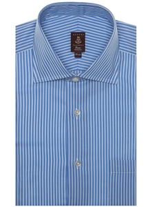 Blue With White Stripes Estate Sutter HW1/OP/WC Dress Shirt | Robert Talbott Fall 2016 Collection  | Sam's Tailoring