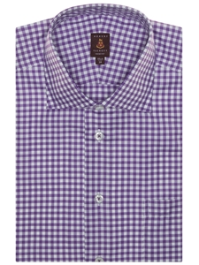 Purple And White Trim Sutter HW1/Op/MC Dress Shirt | Robert Talbott Fall 2016 Collection  | Sam's Tailoring