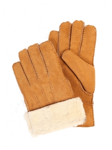 Suede Gold Finish Sheepskin Men Glove | Aston Leather Fall 2016 Collection | Sam's Tailoring
