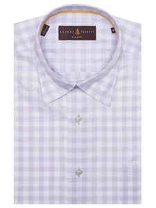 White And Lavender Check Anderson II Sport Shirt | Robert Talbott Spring 2017 Collection  | Sam's Tailoring