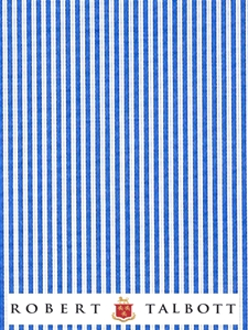 Navy, Blue & White Polished Stripe Custom Shirt | Robert Talbott Custom Shirts  | Sam's Tailoring