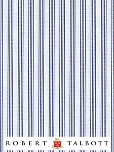 Light Blue & Royal Stripe Custom Shirt | Robert Talbott Custom Shirts  | Sam's Tailoring