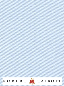 Blue & White Diagonal Twill Custom Shirt | Robert Talbott Custom Shirts  | Sam's Tailoring