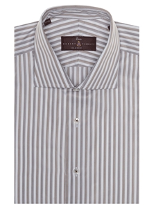 Oak Stripe Summer Twill Estate Dress Shirt | Robert Talbott Spring 2017 Estate Shirts | Sam's Tailoring