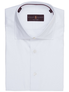 White Solid Sutter Tailored Fir Estate Dress Shirt | Robert Talbott Spring 2017 Estate Shirts | Sam's Tailoring