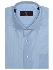 Blue Stripe Estate Classic Fit Dress Shirt | Robert Talbott Spring 2017 Estate Shirts | Sam's Tailoring