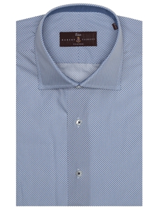 Blue Designer Estate Sutter Classic Dress Shirt | Robert Talbott Spring 2017 Estate Shirts | Sam's Tailoring