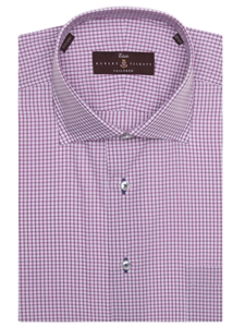 Purple and White Check Estate Sutter Tailored Dress Shirt | Robert Talbott Spring 2017 Estate Shirts | Sam's Tailoring