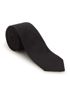 Black Tonal Stripe Protocol Best of Class Tie  | Robert Talbott Spring 2017 Collection | Sam's Tailoring