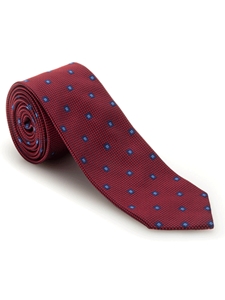 Red and Blue Neat Academy Best of Class Tie | Robert Talbott Spring 2017 Collection | Sam's Tailoring