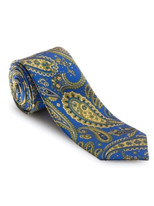 Blue and Green Paisley Heritage Best of Class Tie | Robert Talbott Spring 2017 Collection | Sam's Tailoring