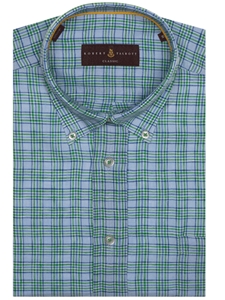 Green and Blue Check Derby Classic Fit Sport Shirt | Robert Talbott Spring 2017 Collection  | Sam's Tailoring
