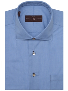 Blue Micro Check Classic Estate Sutter Dress Shirt | Robert Talbott Spring 2017 Collection | Sam's Tailoring