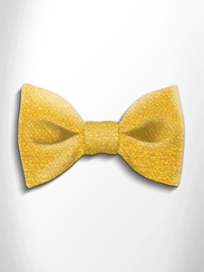 Yellow Shades Patterned Silk Bow Tie | Italo Ferretti Spring Summer Collection | Sam's Tailoring