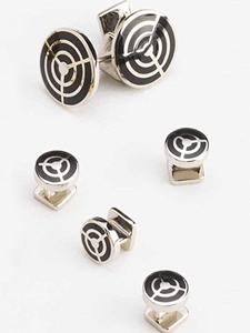 Peace Sign Stud Sets | Robert Talbott Spring 2017 Collection | Sam's Tailoring