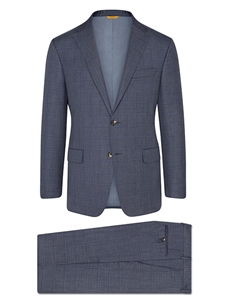 Blue Plaid Super 150's Tasmanian Suit | Hickey Freeman Tasmanian Collection | Sam's Tailoring
