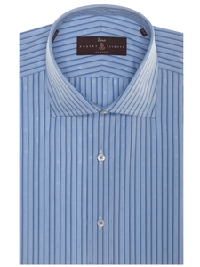 Blue Stripe Estate Sutter Classic Dress Shirt | Robert Talbott Spring 2017 Collection | Sam's Tailoring