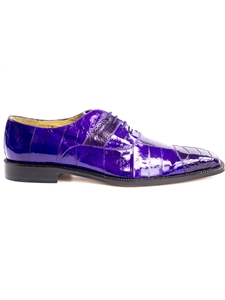Purple Genuien Eel and Ostrich Mare Shoe | Belvedere Spring 2017 Collection | Sams Tailoring