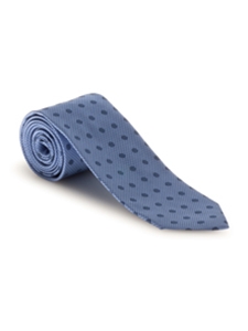 Sky With Blue Polka Dots Academy Best of Class Tie | Spring/Summer Collection | Sam's Tailoring Fine Men Clothing
