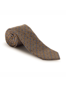 Brown, Yellow and Blue Floral Best of Class Tie | Spring/Summer Collection | Sam's Tailoring Fine Men Clothing