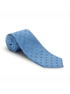 Sky, Blue and White Dots Executive Best of Class Tie | Spring/Summer Collection | Sam's Tailoring Fine Men Clothing