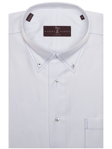 White Diagonal Twill Estate Sutter Classic Dress Shirt | Robert Talbott Dress Shirt Fall 2017 Collection | Sam's Tailoring Fine Men Clothing