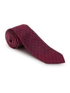 Red and Sky Ambassador Estate Tie | Robert Talbott Estate Ties Collection | Sam's Tailoring