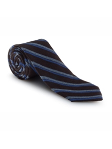 Brown, Blue and Sky Stripe Estate Tie | Robert Talbott Estate Ties Collection | Sam's Tailoring