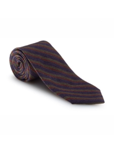 Purple, Green and Red Stripe Estate Tie | Robert Talbott Estate Ties Collection | Sam's Tailoring