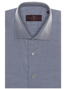 Sky Twill Herringbone Estate Sutter Tailored Dress Shirt | Robert Talbott Fall Dress Collection | Sam's Tailoring Fine Men Clothing