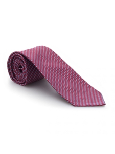 Red & Sky Pattern on Wine Background 7 Fold Tie | 7 Fold Ties Collection | Sam's Tailoring Fine Men Clothing