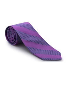 Purple Stripe Heritage Best of Class Tie | Best of Class Ties Collection | Sam's Tailoring Fine Men Clothing