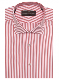 Perismmon Poplin Stripe Estate Sutter Tailored Dress Shirt | Robert Talbott Dress Shirts Collection | Sam's Tailoring Fine Men Clothing