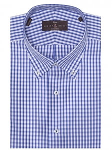 Regatta Lux Poplin Check Estate Tailored Dress Shirt | Robert Talbott Dress Shirts Collection | Sam's Tailoring Fine Men Clothing