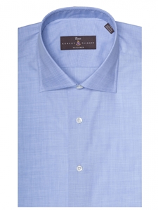 Chambray Twill Estate Sutter Tailored Dress Shirt | Robert Talbott Dress Shirts Collection | Sam's Tailoring Fine Men Clothing