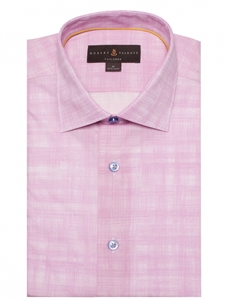 Pink/White Crespi IV Tailored Fit Sport Shirt | Sport Shirts Collection | Sams Tailoring Fine Men Clothing